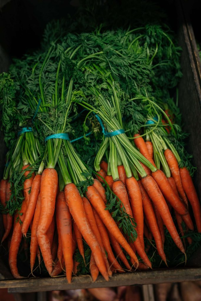 Fresh carrots