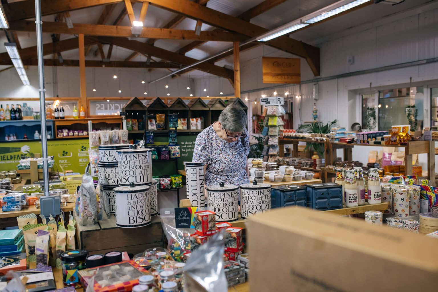 Inside Lowe's Farm Shop