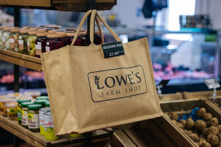 Lowe's Farm Shop tote bag