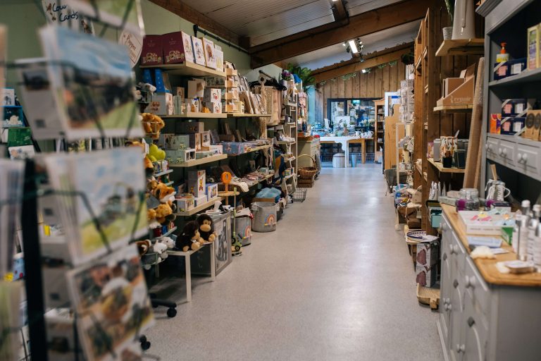 Farm shop aisle